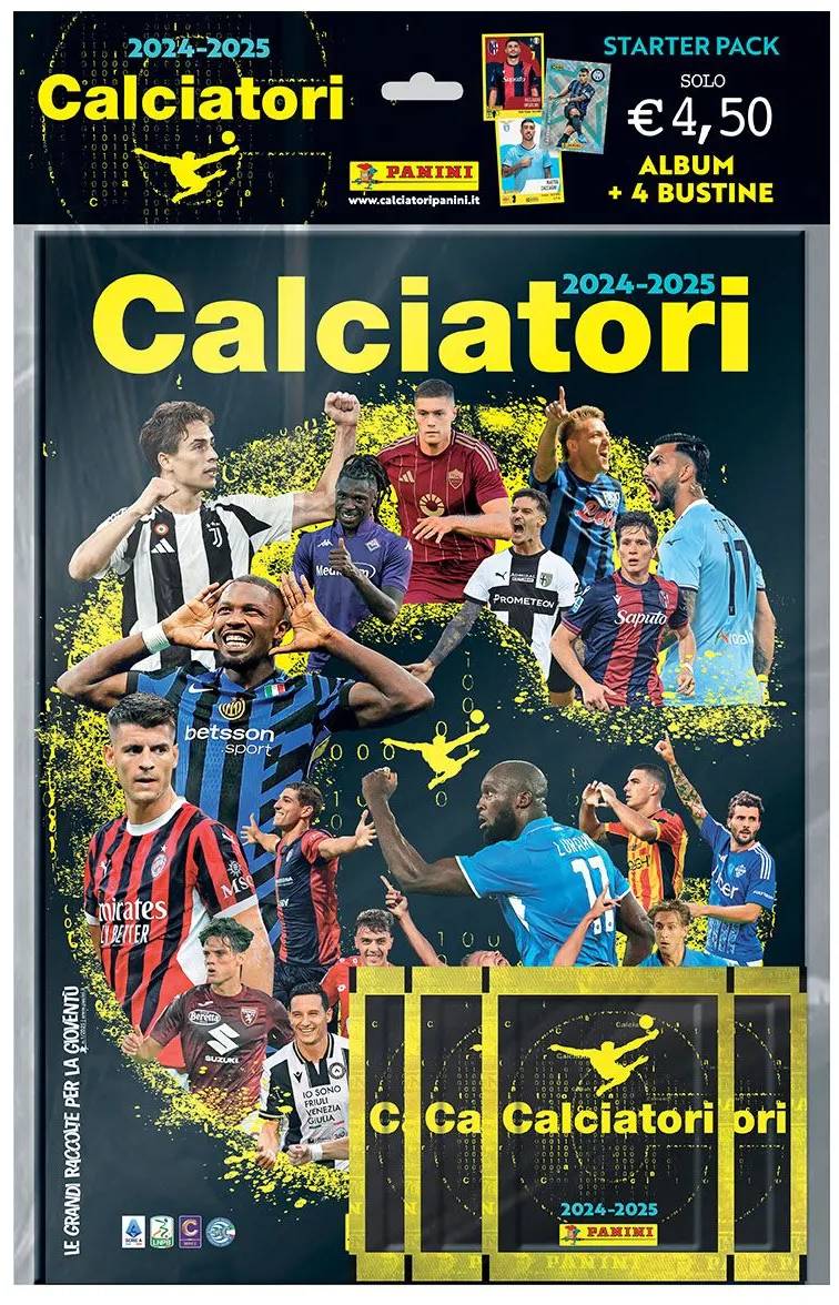 Calciatori 20242025 Starter Pack (Album + 4 Bustine) Gamelife