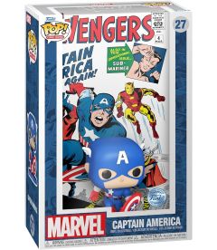 Funko Pop! Comic Covers The Avengers - Captain America (9 cm)