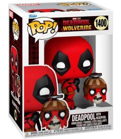 Funko Pop! Deadpool And Wolverine - Deadpool With Headpool (9 cm)