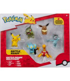 Pokemon Battle Figure - Multi-pack (6 personaggi, 5 cm)