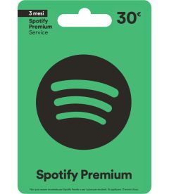 Ricarica Spotify EUR 30 - 3 Mesi