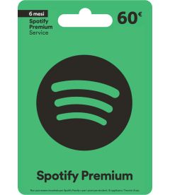 Ricarica Spotify EUR 60 - 6 Mesi