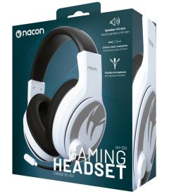 Cuffie Wired Stereo Headset Nacon (Bianca, PS4, PS5, PC, Xbox)