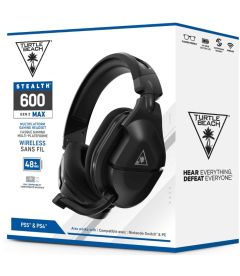 Cuffie Gaming Wireless Stealth 600 Gen 2 MAX (Nera, PS5, PS4, PC, Switch)