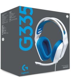 Cuffie Gaming Wired G335 (Bianca, PC, PS5, PS4, Xbox, Switch)