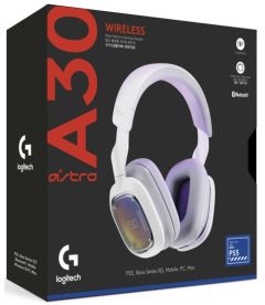 Cuffie Gaming Wireless Astro A30 (Bianca e Viola, PC, PS5, PS4, Xbox, Switch, Mobile)