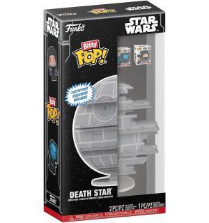 Bitty Pop! Display Star Wars - Death Star (Display, Darth Vader E Palpatine)