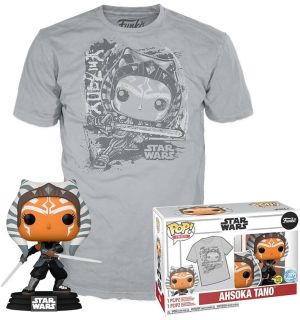 Funko Pop! & Tee Star Wars - Ahsoka Tano (Taglia S)