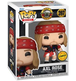 Funko Pop! Guns N Roses - Axl Rose (Chase Edition, 9 cm)