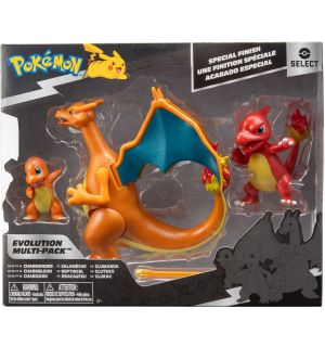 Pokemon - Charmander, Charmeleon & Charizard (Select Evolution, 5/11 cm)