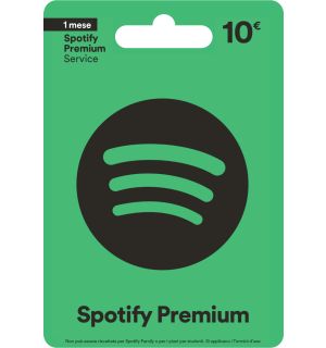 Ricarica Spotify EUR 10 - 1 Mese