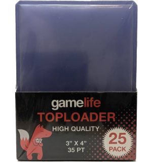 Toploader Standard (Trasparente, 7,62x10,16 cm, 25 pz)