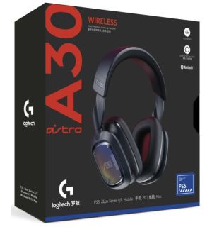 Cuffie Gaming Wireless Astro A30 (Rossa e Blu Marina, PC, PS5, PS4, Xbox, Switch, Mobile)