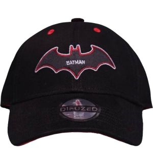 DC Comics - Batman Logo Nero & Rosso (Con Visiera)