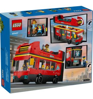 Lego City - Autobus Turistico Rosso A Due Piani