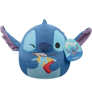 Peluche Squishmallows Disney - Stitch con patatine (25 cm)