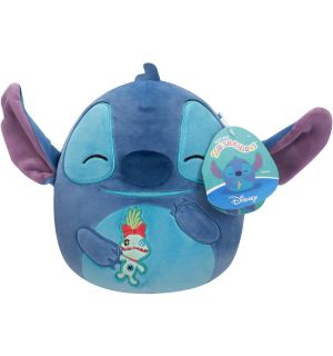 Peluche Squishmallows Disney - Stitch con la bambolina Scrump (25 cm)