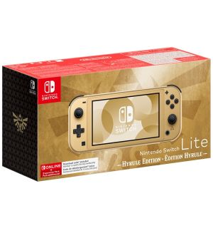 Nintendo Switch Lite (Hyrule Edition + 12 Mesi Nintendo Switch Online)