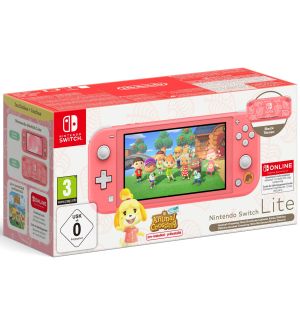 Nintendo Switch Lite (Animal Crossing New Horizons Isabelle Aloha Edition)