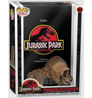 Funko Pop! Movie Posters Jurassic Park - Tyrannosaurus Rex & Velociraptor 