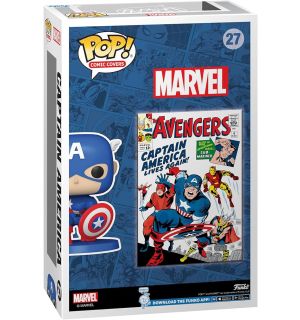 Funko Pop! Comic Covers The Avengers - Captain America (9 cm)