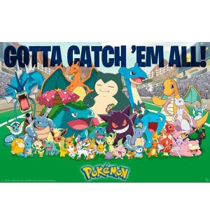 Poster Pokemon - All Time Favorites