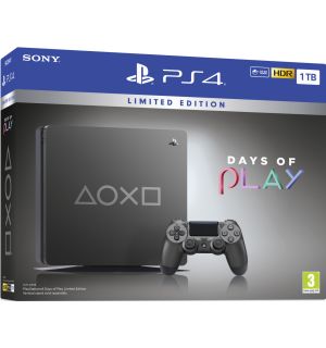 PS4 1TB Slim (Days of Play Limited Edition)