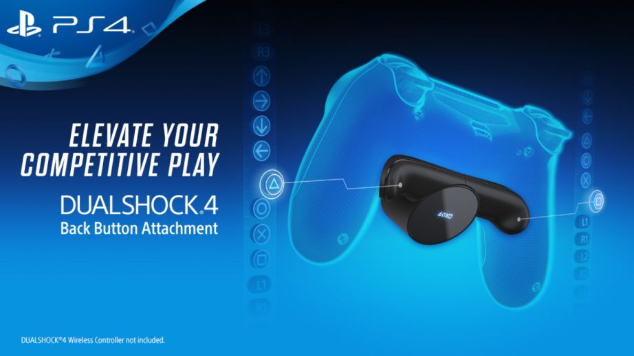playstation 4 back button attachment release date