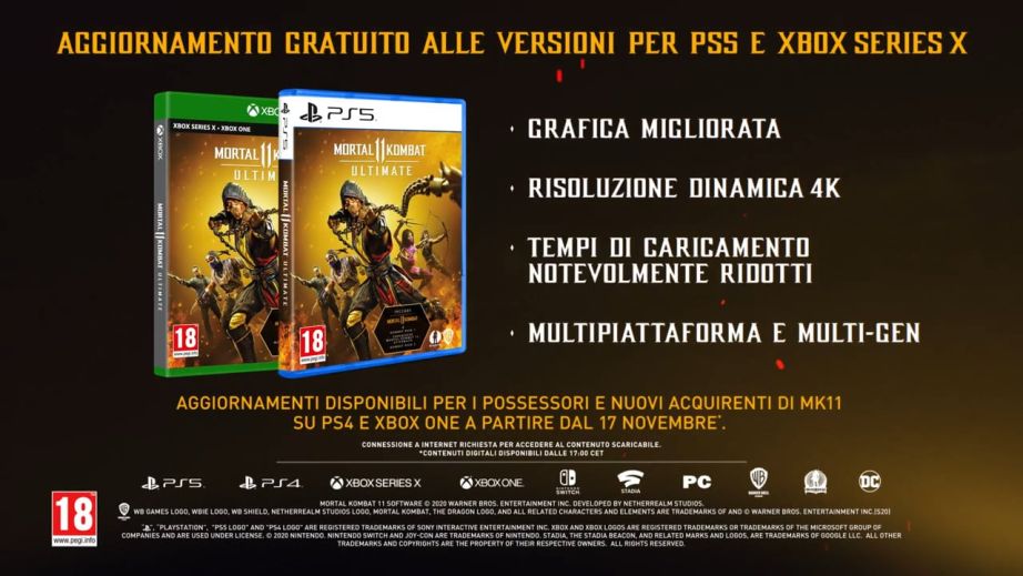 WARNER BROS GIOCO PS5 MORTAL KOMBAT 11 ULTIMATE, Giochi Playstation 5 in  Offerta su Stay On