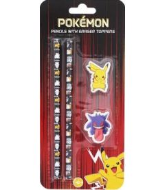 Matite Pokemon - Pikachu Con Topper (2pz, In Blister)