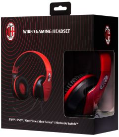 Cuffie Gaming AC Milan (PS4, PS5, XB1, XBX, Switch, PC)