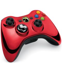 Controller Xbox 360 Wireless (Chrome Rosso)