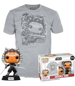 Funko Pop! & Tee Star Wars - Ahsoka Tano (Taglia S)