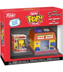 Bitty Pop! Towns The Simpsons - Bart Simpson And Kwik-E-Mart