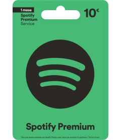 Ricarica Spotify EUR 10 - 1 Mese