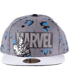 Marvel - Logo (Grigio, Con Visiera)