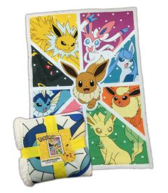 Coperta Sherpa Pokemon - Eevee Transformation