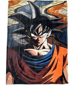 Coperta in Pile Dragon Ball - Goku (130x180cm)