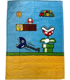 Coperta in Pile Super Mario (130x180cm)