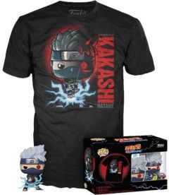 Funko Pop! & Tee Naruto Shippuden - Kakashi (Taglia S)