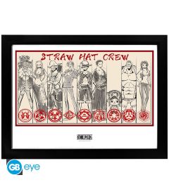 Stampa One Piece - Straw Hat Crew (Con Cornice)