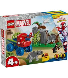 Lego Spidey Amazing Friends - Team Spidey: Salvataggio Su Dino-Ruspa