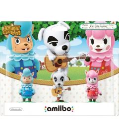 Amiibo Animal Crossing - Merino + K. K. + Alpaca