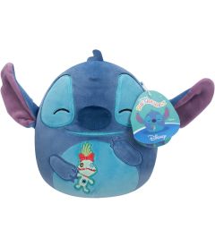 Peluche Squishmallows Disney - Stitch con la bambolina Scrump (25 cm)