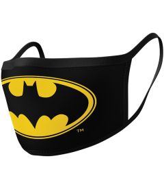 Mascherina Batman Logo (2 Pezzi, Cotone)