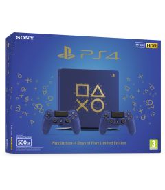 PS4 500GB Slim+2 Dualshock Days of Play Limited Edition(E Chassis)