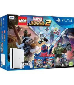 PS4 500GB Slim Bianca (D Chassis) + Lego Marvel Super Heroes 2 + Lego Marvel Avengers