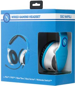 Cuffie Gaming SSC Napoli (PS4, PS5, XB1, XBX, Switch, PC)