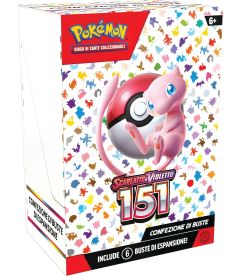 Carte Pokemon - Scarlatto E Violetto 151 (Box 6 Buste)