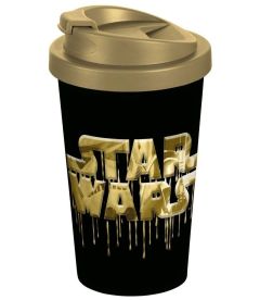 Tazza Star Wars - Logo Oro (Da Viaggio)